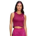 Camiseta Regata Feminina Alto Giro Eterna Cropped ROSA/BRANCO
