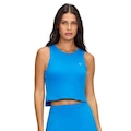 Camiseta Regata Feminina Alto Giro Eterna Cropped AZUL/BRANCO