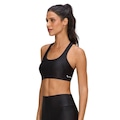 Top Feminino Alto Giro Eterno Shine Nadador PRETO/CINZA