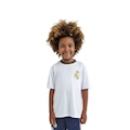 Camiseta Infantil Braziline Real Madrid Hala BRANCO/AZUL ESC