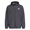 Jaqueta Masculina adidas Corta Vento Essentials Big Logo PRETO/BRANCO