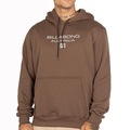 Blusão de Moletom Masculino Canguru Billabong Throwback 280GRM WT25 MARROM