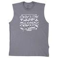 Camiseta Regata Oakley B1B Melted Metal Tank Masculina CINZA