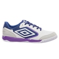 Chuteira Futsal Umbro Pro Challenge Uptake - Adulto BRANCO/ROXO