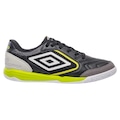 Chuteira Futsal Umbro Pro Challenge Uptake - Adulto PRETO/VERDE CLA