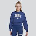Blusão Moletom adidas College Seasonals Infantil AZUL ESCURO
