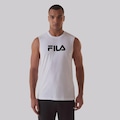 Camiseta Regata Fila Letter Masculina BRANCO