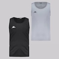 Camiseta Regata Kappa Basic - 2 unidades NAO SE APLICA