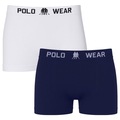 Cueca Boxer Polo Wear Basic - 2 unidades - Infantil BRANCO