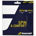 Corda Babolat Hibrida Rpm Blast 17l 1.25mm X Rpm Soft 16l 1.30mm - Set Individual CINZA