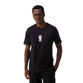 Camiseta Masculina New Era NBA Logo PRETO/AZUL