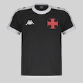 Camisa do Vasco Kappa Supporter Culture - Infantil PRETO
