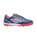 Chuteira Society Umbro Neo-Comfort - Masculino AZUL/VERMELHO