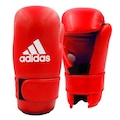 Luvas de Kickboxing adidas Point guard de semi-contato WAKO Approved VERMELHO