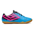 Chuteira Futsal Adulto Umbro Action AZUL/ROSA