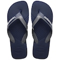 Chinelo De Dedo Havaianas Dual Masculino AZUL ESC/CINZA