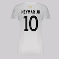 Camisa do Santos Logo 10 Neymar FutFanatics Feminina BRANCO