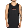 Camiseta Regata Masculina Quiksilver Clicker Logo DNA WT25 PRETO
