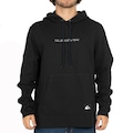 Blusão de Moletom Canguru Masculino Quiksilver Blackout WT25 PRETO