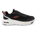 Tênis Masculino Skechers Arch Fit PRETO/VERMELHO