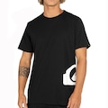 Camiseta Masculina Quiksilver Side Logo WT25 PRETO