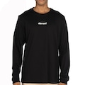 Camiseta Masculina Element Manga Longa Simple Logo WT25 PRETO