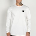 Camiseta Masculina RVCA Manga Longa VA RVCA Bem WT25 BRANCO