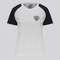 Camisa Atlético Mineiro Empolgante FutFanatics Feminina BRANCO