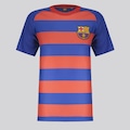 Camisa Barcelona Dry Fit FutFanatics Infantil AZUL