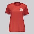 Camisa Internacional Gigante II FutFanatics Feminina VERMELHO