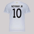 Camisa do Santos Logo 10 Neymar FutFanatics Infantil BRANCO