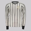 Camisa do Corinthians Listrada Manga Longa FutFanatics Masculina BEGE