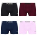 Cueca Boxer Sem Costura Puma - 4 unidades - Masculina AZUL