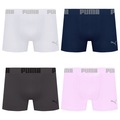 Cueca Boxer Sem Costura Puma - 4 unidades - Masculina AZUL