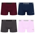 Cueca Boxer Sem Costura Puma - 4 unidades - Masculina AZUL