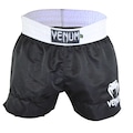 Short Muay Thai Venum Classic Preto PRETO/BRANCO