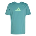 Camiseta Masculina Adidas All Gym Estampada Climacool VERDE