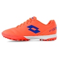 Chuteira Society Adulto Lotto Stadio Classic B700 LARANJA CLA/AZUL ESC