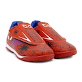 Chuteira Futsal Infantil Dray Marvel sem Cadarço VERMELHO/AZUL