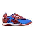 Chuteira Futsal Infantil Dray Marvel sem Cadarço AZUL ESC/VERMELHO