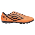 CHUTEIRA SOCIETY UMBRO X-DIAMOND - ADULTO LARANJA/PRETO