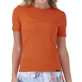 Camiseta Feminina Drop Shot Babylook Blitz W25 LARANJA