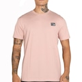 Camiseta RVCA Anp Label SM26 Masculina ROSA CLARO