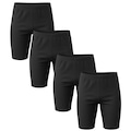 Kit de Bermudas De Ciclismo Masculina Fristyle Anti Assadura Lisa - 4 Unidades PRETO