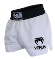 Short Masculino Muay Thai Venum Classic BRANCO/PRETO