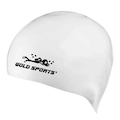 Touca De Natação Gold Sports Dome Cap De Silicone BRANCO