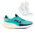 Tênis Fila Racer Speedzone Masculino + Par de Meias Performance AZUL/AZUL ESC