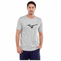 Camiseta Mizuno Run Spark Masculina Treino CINZA