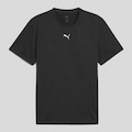 Camiseta Puma Tad Essentials Heather Masculina PRETO