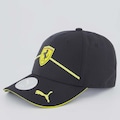 Boné Aba Curva Puma Ferrari Race BB Cap Infantil PRETO